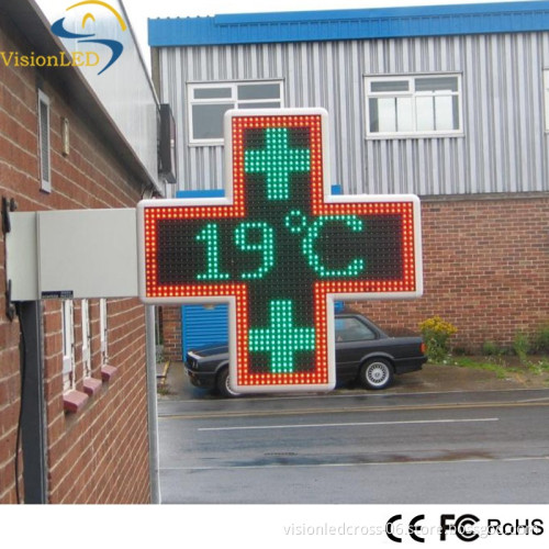 Factory LED Graphic Pharmacy Cross Displays